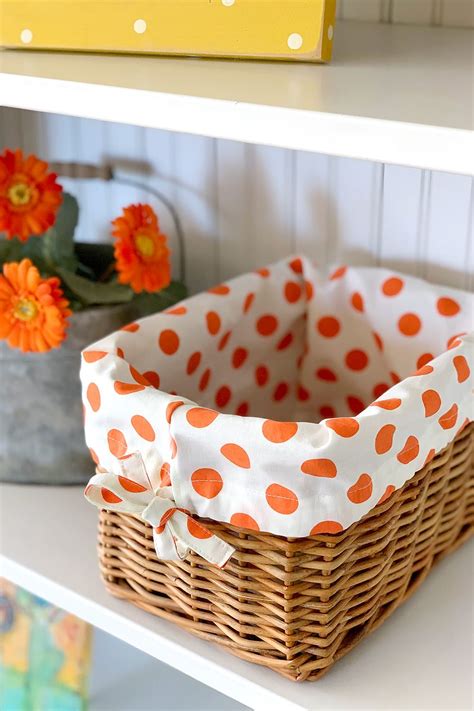 fabric liners for a metal basket|cloth liners for wicker baskets.